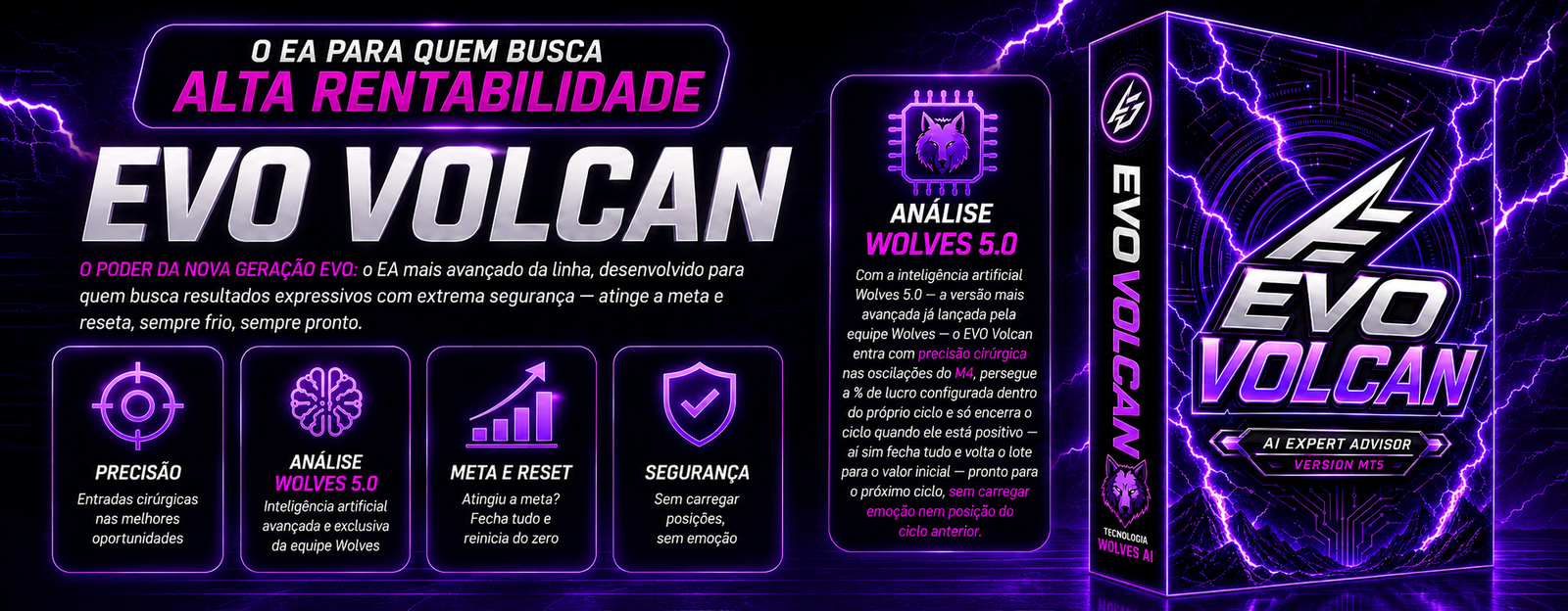 EVO VOLCAN — Expert Advisor MT5